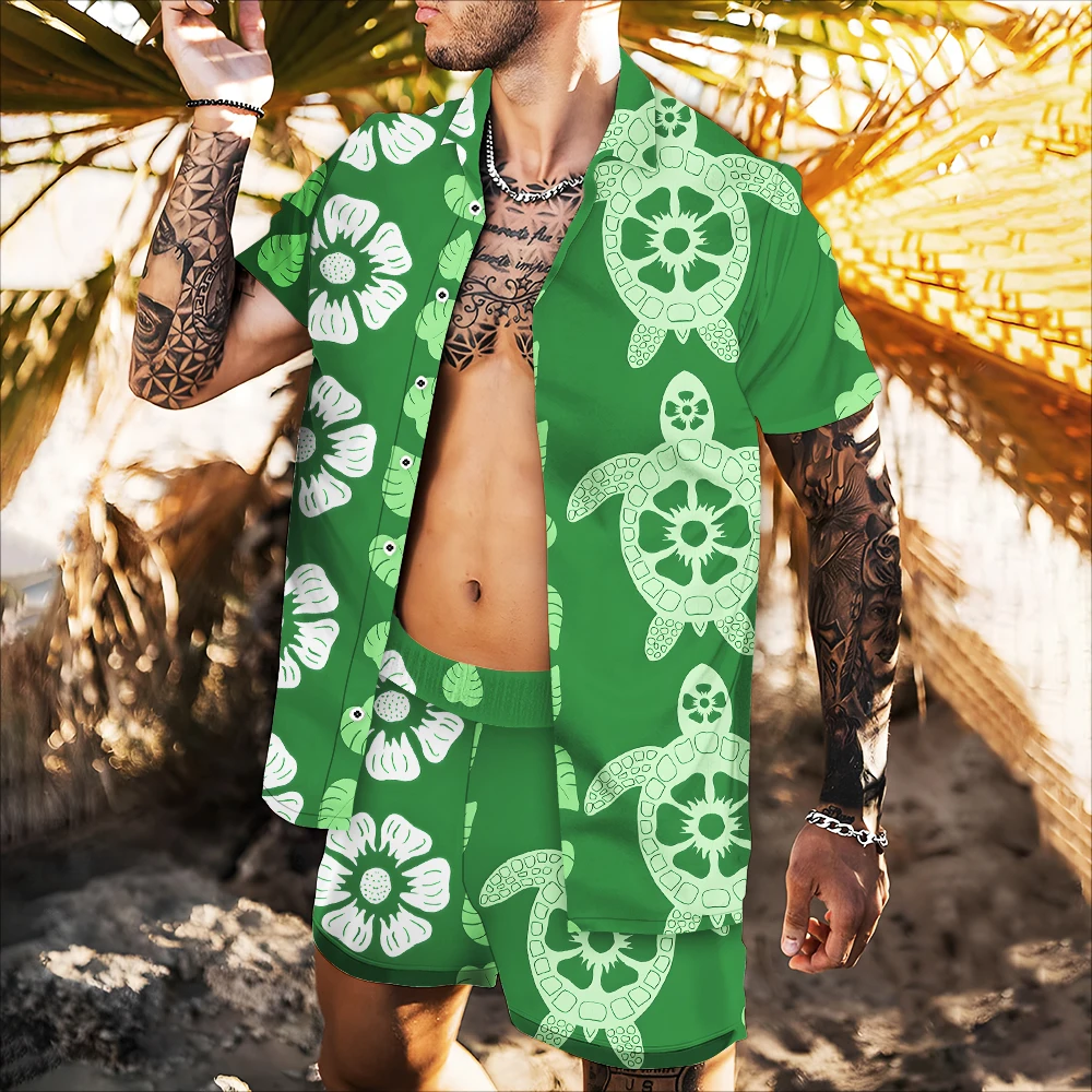 

2022 New Summer Short Sleeve Floral Jacket Shirt 3D Print Men and Women Hawaiian Beach Vacation Fashion Leisure Loose Trend