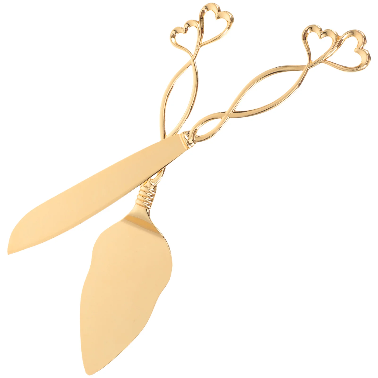

European Style Pie Wedding Spatula Cake Cutting Set Cake Slicer Gold Cake Server Cake Set Wedding