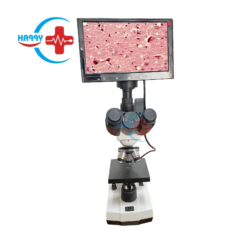 

HC-R069A High accuracy animal vet microscope camera 7 inch digital surgical Veterinary binocular Microscope