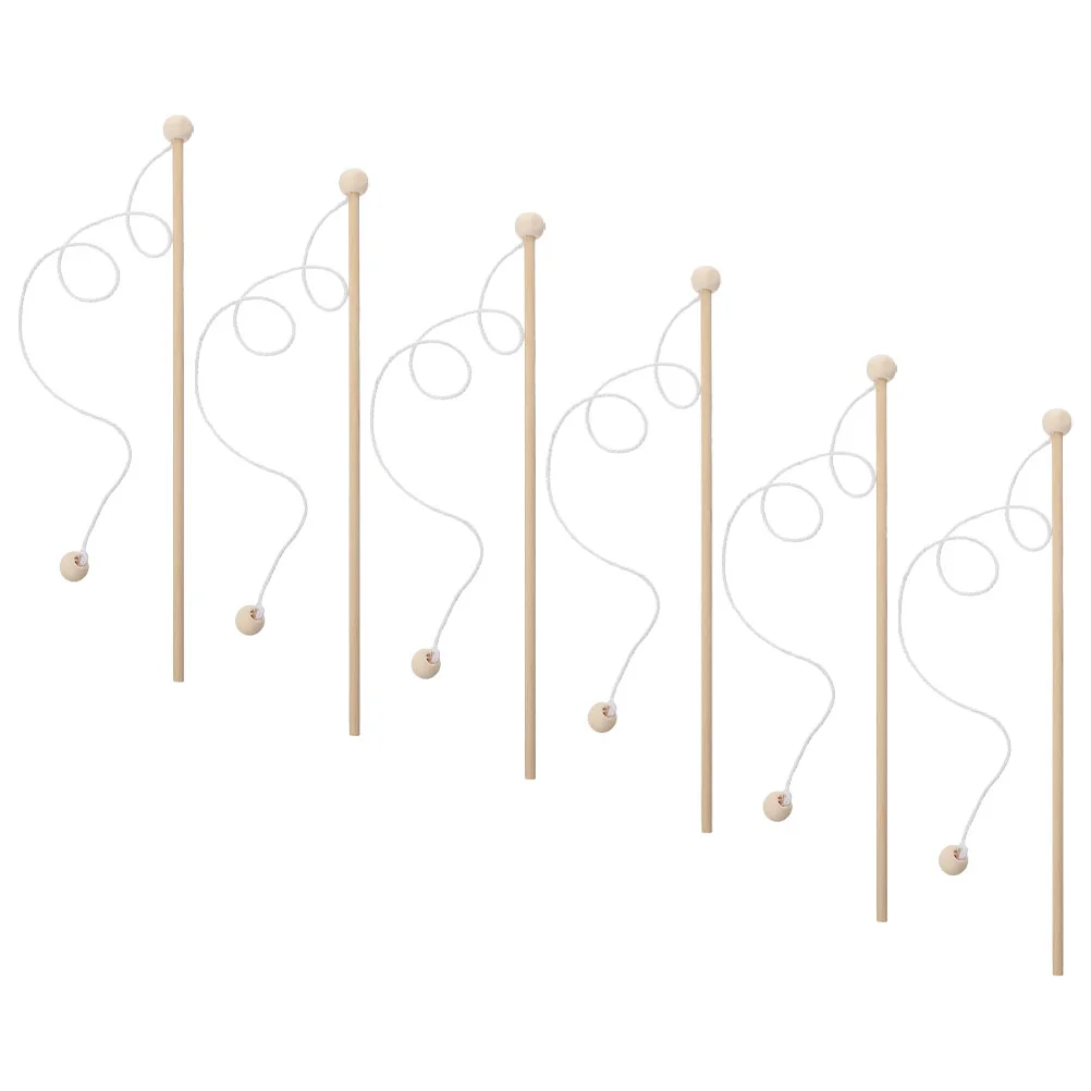 

6pcs Magnetic Fishing Game Wooden Fishing Toy Wooden Fishing Rod for Toddler