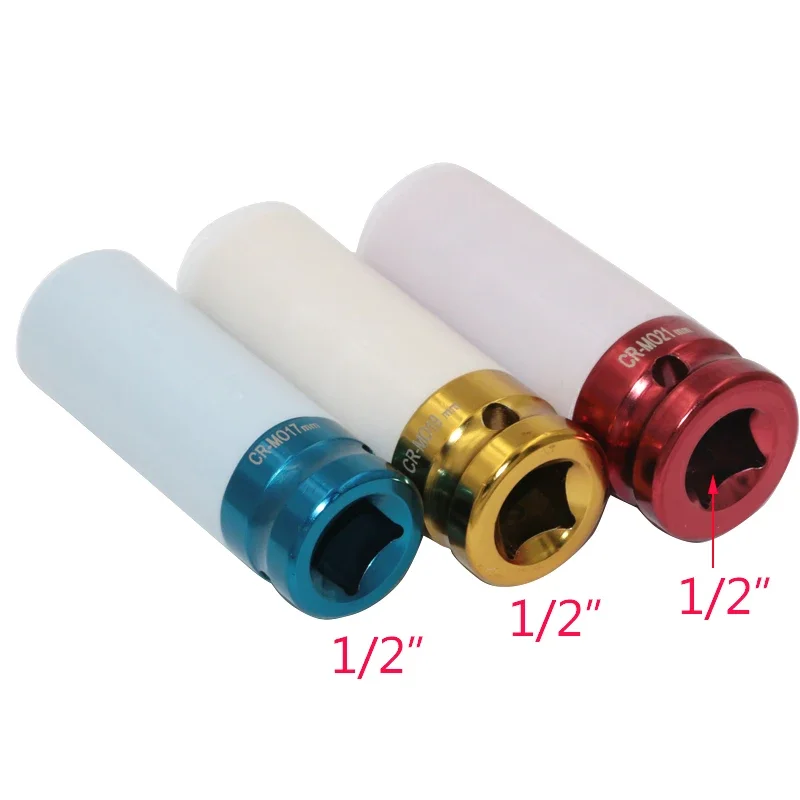 QSTEXPRESS Набор инструментов для защиты пневматических шин 3 шт. 1/2 дюйма 17 мм 19 21