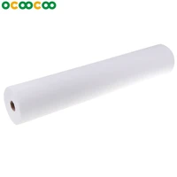 50 sheets non woven headrest paper roll spa salon massage bed table cover tattoo supply 50x70cm white