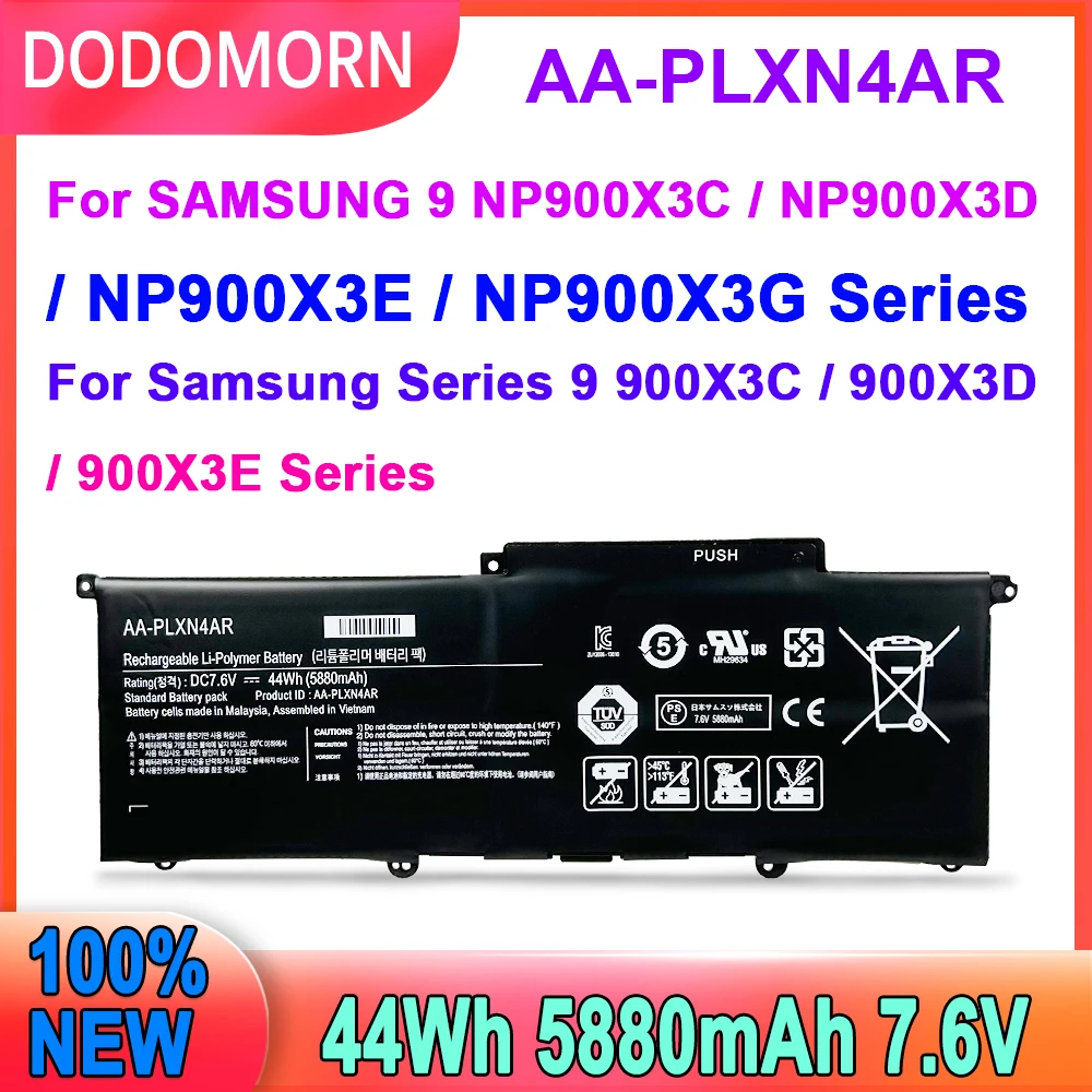 

7.6V AA-PLXN4AR Laptop Battery For Samsung 900X3C-A01 900X3D NP900X3C NP900X3D NP900X3E-A03US NP900X3F-K01US