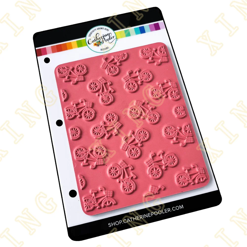 

Poppin' Wheelies Background Silicone Stamps DIY Scrapbook Diary Decoration Embossed Paper Card Album Craft Template New Arrival