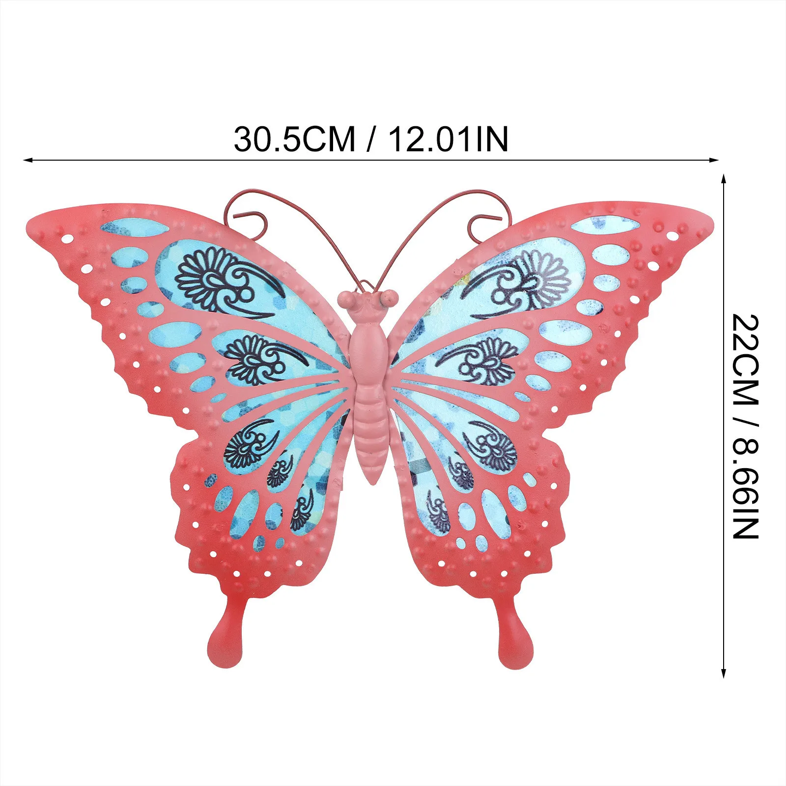 Бабочка садоводство искусственное стекло внутреннее и наружное настенное