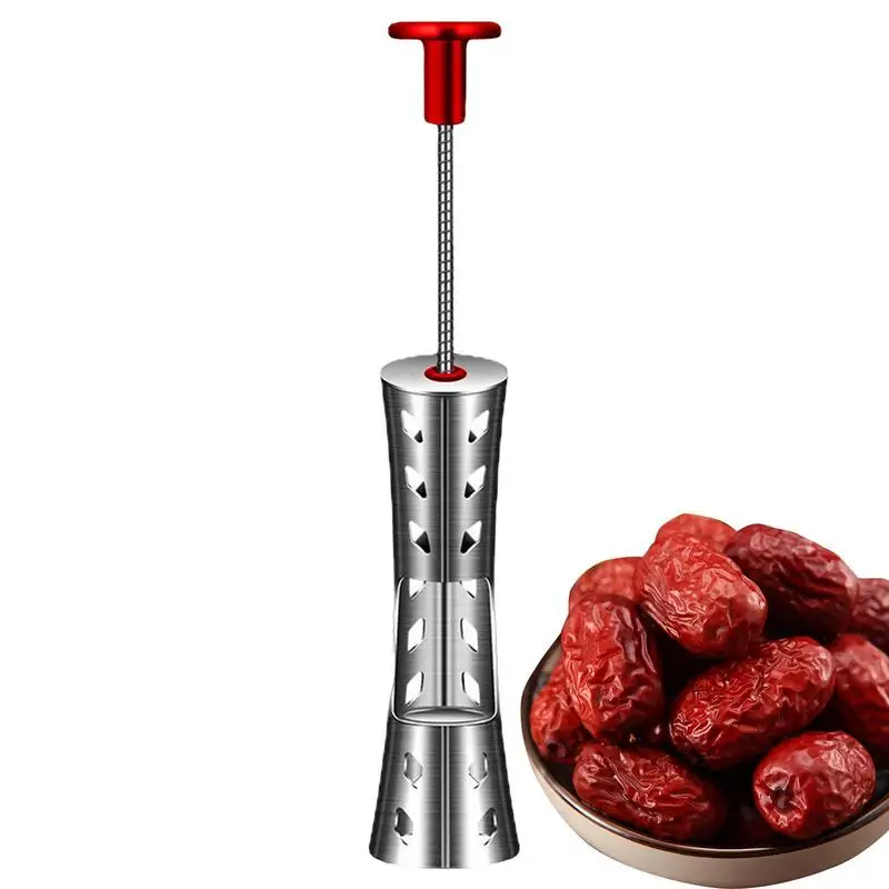 

Инструмент для чистки фруктов, функциональный кухонный прибор из нержавеющей стали, инструмент для удаления сердцевины, ягод и перца Чили