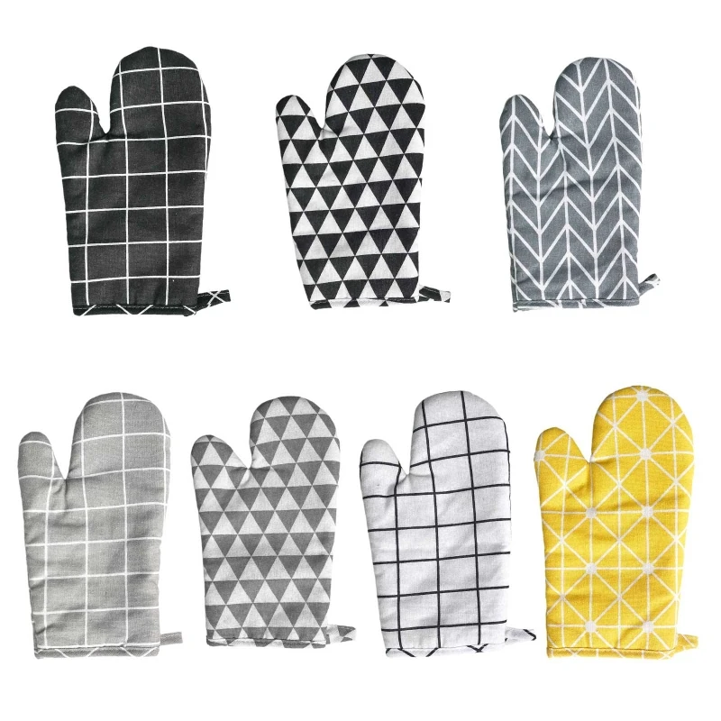 

Oven Gloves Baking Mitt Kitchen BBQ Golve with Non-Slip Surface Safe for Kitchen Baking Cooking Barbecue 7 Styles Choose