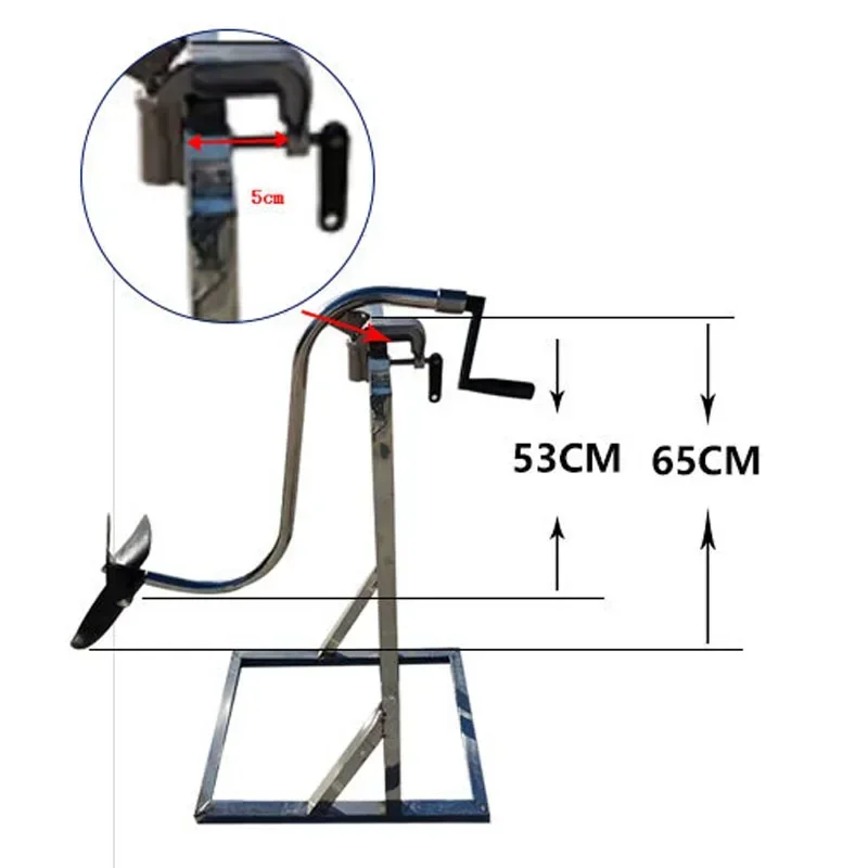 Новый тип ручной надувной лодки-весла пропеллер бесшумный энергосберегающий