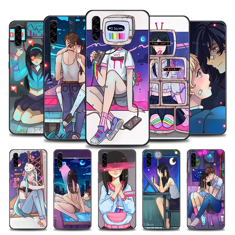 

Larienne Art Samsung Case for A10 e S A20 A30 A30s A40 A50 A60 A70 A80 A90 5G A7 A8 2018 Soft Silicone Cover