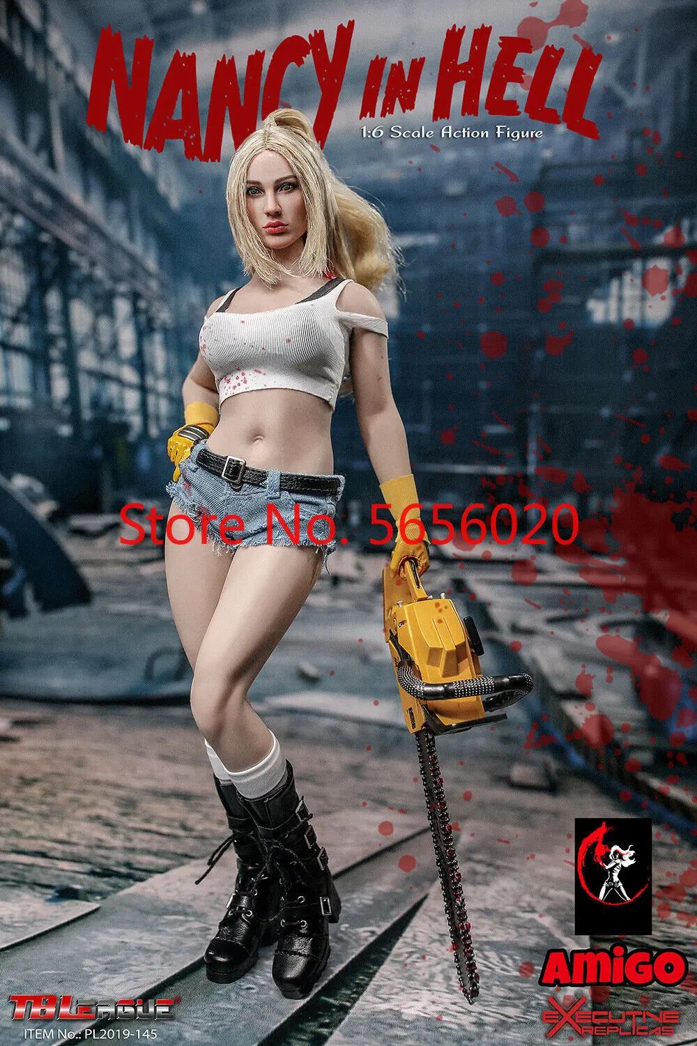 TBLeague PHICEN бесшовное женское тело сексуальные девушки Нэнси в черном роде 1/6