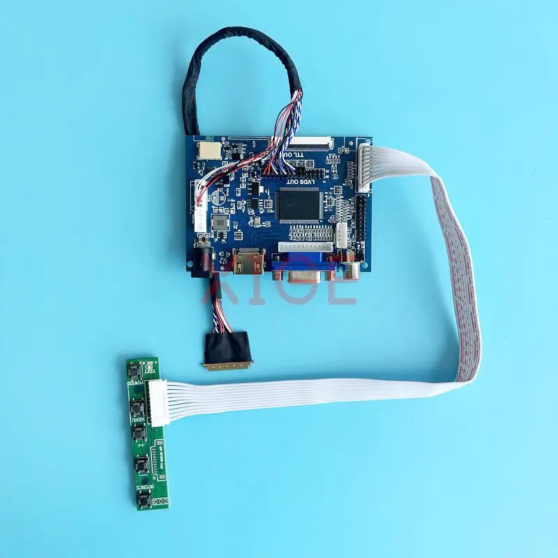 

Fit LTN101AT03 B101XTN01 Driver Controller Board DIY Assembly Kit Compatible-HDMI 10.1" LVDS 40 Pin 1366*768 VGA 2AV LCD Display