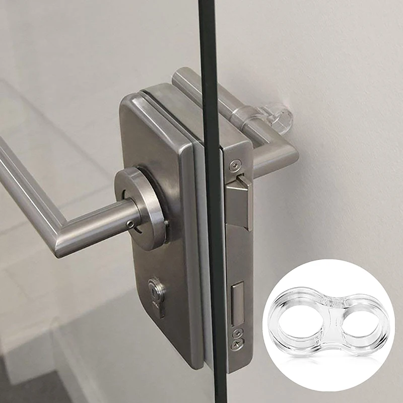 

5PCS Safety Anti-collision Ring PVC Doors Handle Protection Punch-free Round Door Knob Bumper Walls Furniture Protector Pad