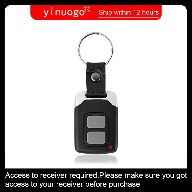 Для NICE FLO2RS FLO4RS Пульт дистанционного управления для гаражных ворот 433,92 МГц, скользящий код, совместимый с пультом дистанционного управления FLORS FLO2RS FLO4RS