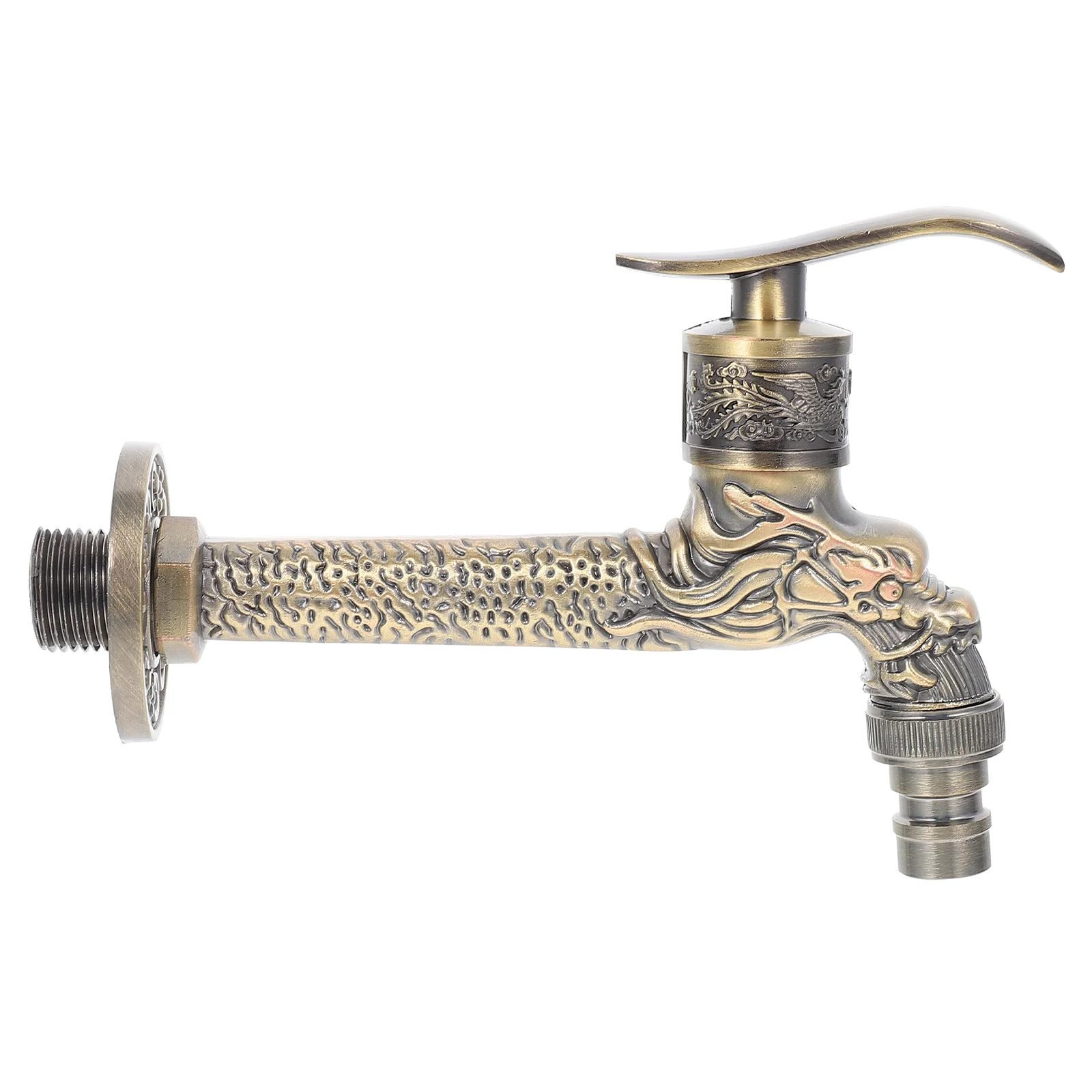 

Antique Zinc Alloy Kitchen Washing Machine Tap Wall-mount Metal