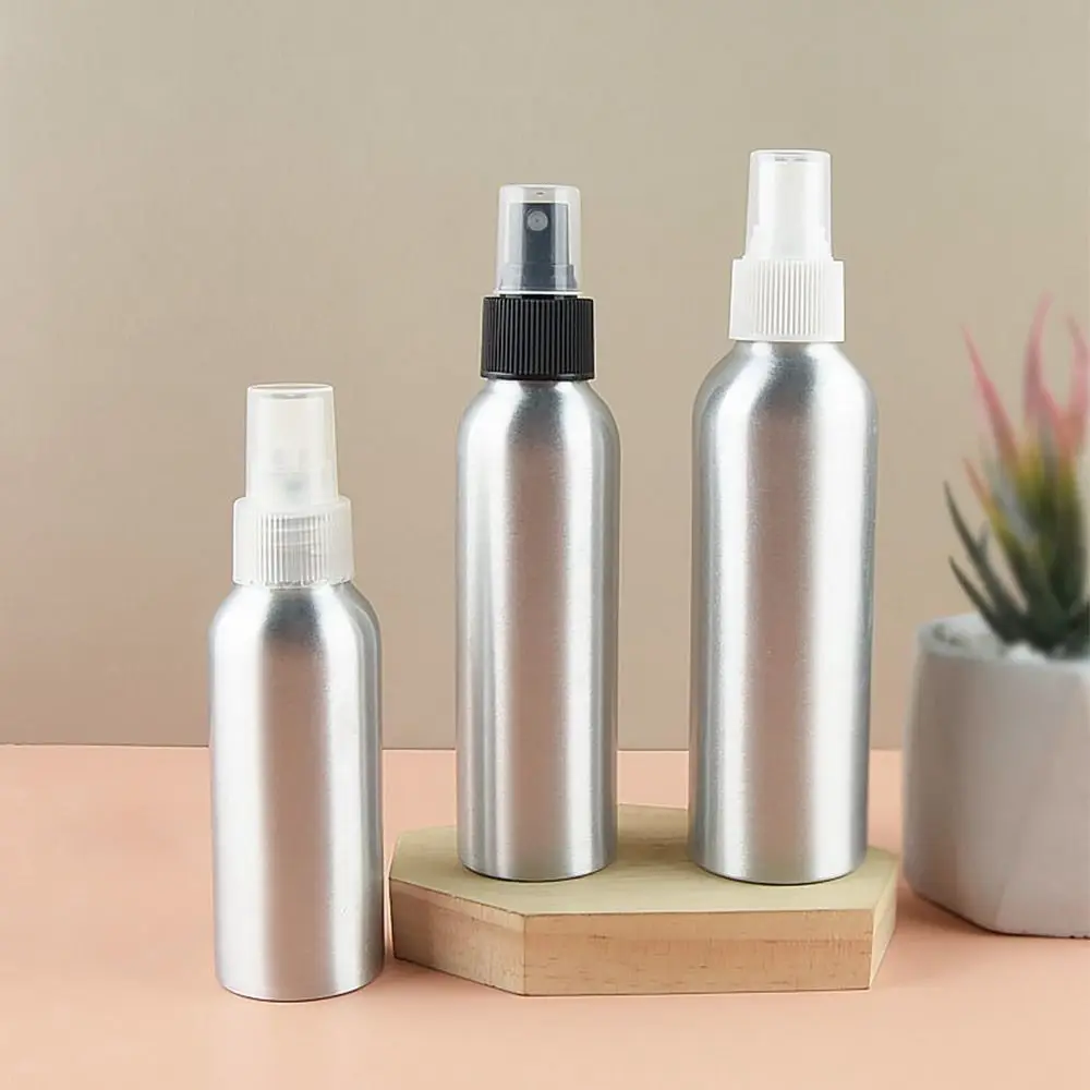 

New Portable Aluminium Spray Bottles Refillable Empty Metal Leak Proof Perfume Mist Atomiser Travel Bottle