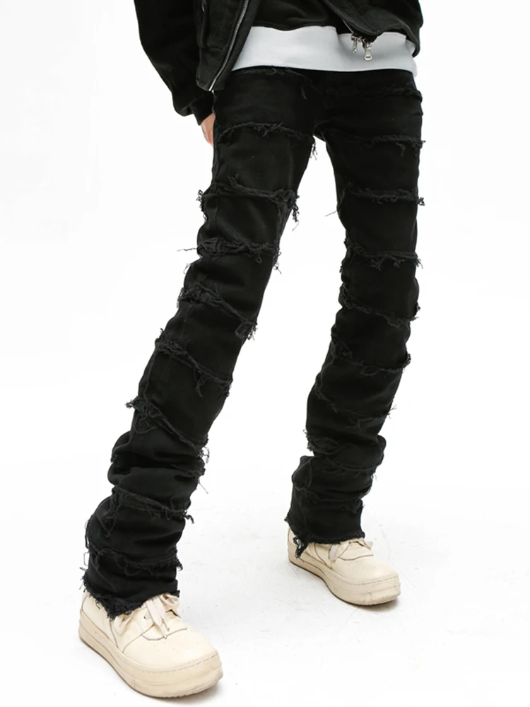 Liu Su Slimming Men Jeans Fashion Hip -Hop Street Clothing Slow Travel Pants Pants Famous Brand Designer Men Pants men clothing