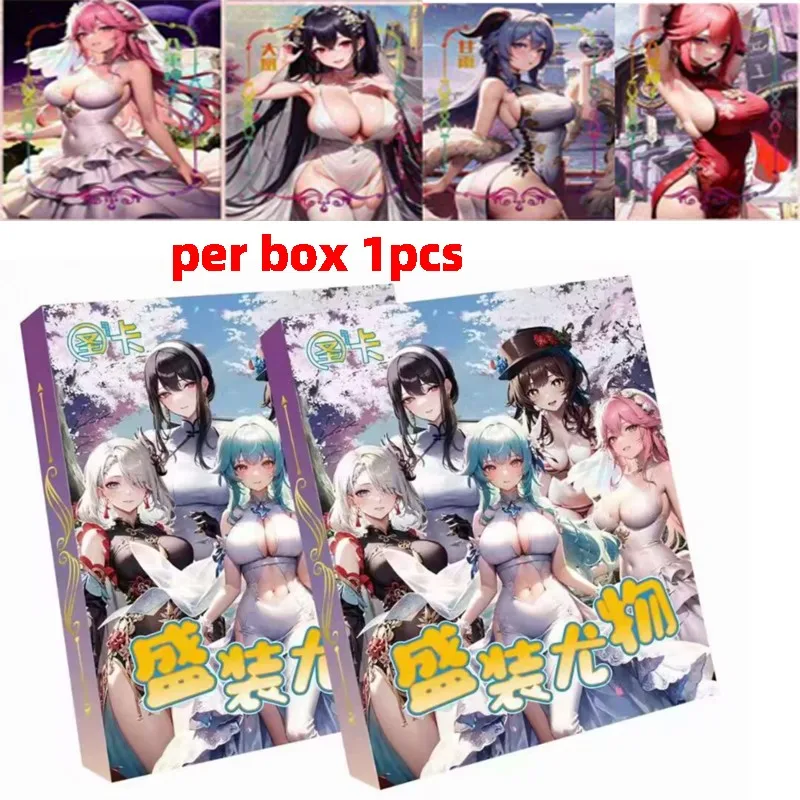 Коллекция историй богини 2023, коробка для бустера карт, коллекция женских купальников, бикини, Аниме игра, рождественский подарок для детей