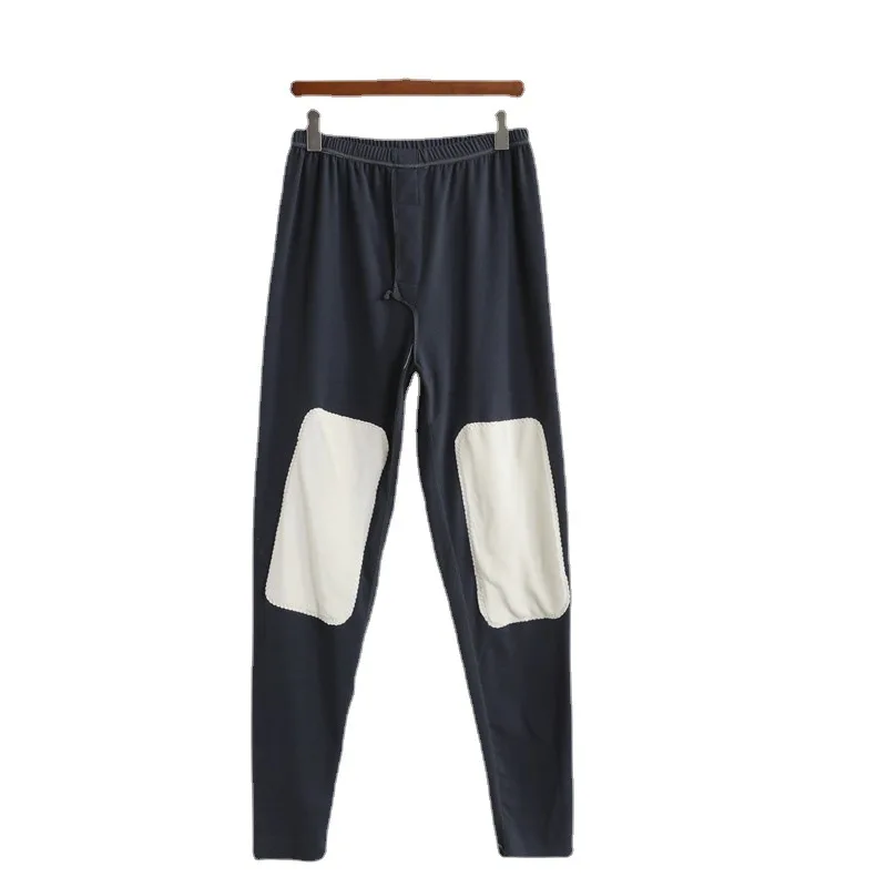Men Thermal Long Johns Develvet Function Constant Temperature High Waist Elasticity Deep Crotch Knee Warmer Leggings Underwear