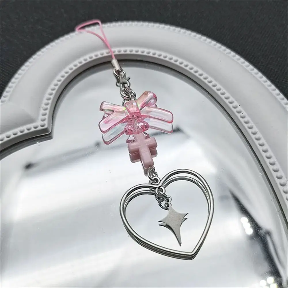 Розовая милая сумка Love ручной работы подвески Gool Girl подвесная цепочка ремешок