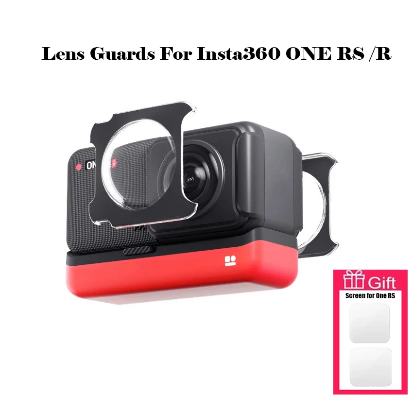 

For Insta360 ONE RS/R Dual Lens Guards Protector Scratch Protection Cover Shell For insta 360 One RS R Action Camera Accessories