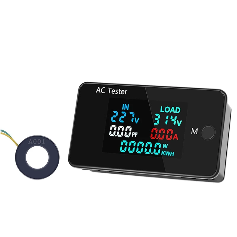 

KWS-AC305 AC Dual Voltage Display Tester 0-500V Voltmeter 0-100A Regulator