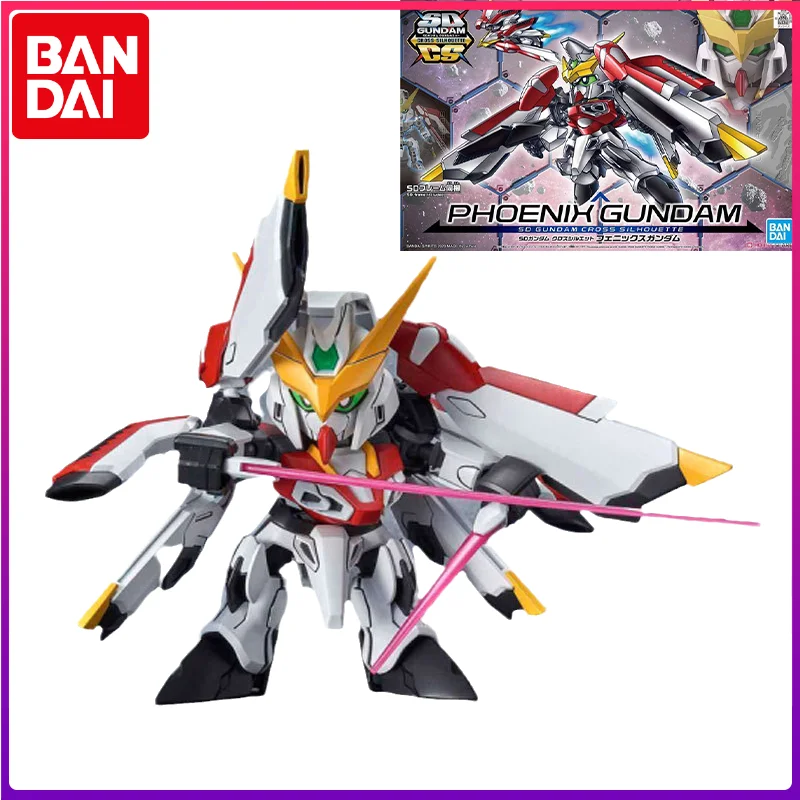 

Bandai Genuine Gundam Model Kit Anime Figure SDCS GGF-001 PHOENIX GUNDAM Action Figures Collectible Ornament Toys Gifts for Kids