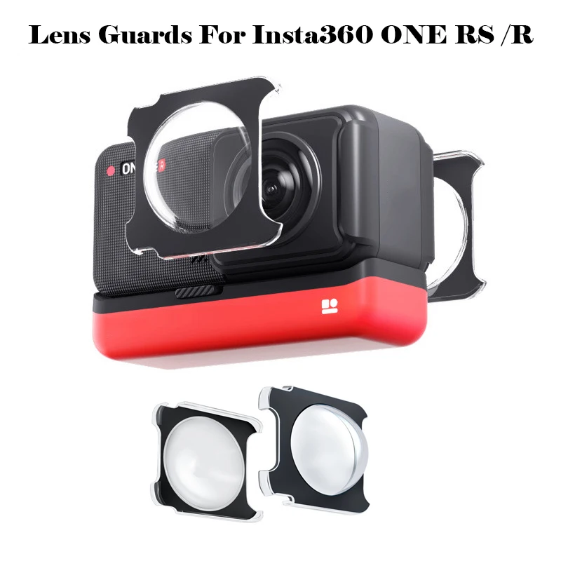 

Sticky Lens Guards For Insta360 ONE RS /R Lens Guards For Dual-Lens 360 Mod Insta 360 ONE R/RS Protector Action Camera Accessory