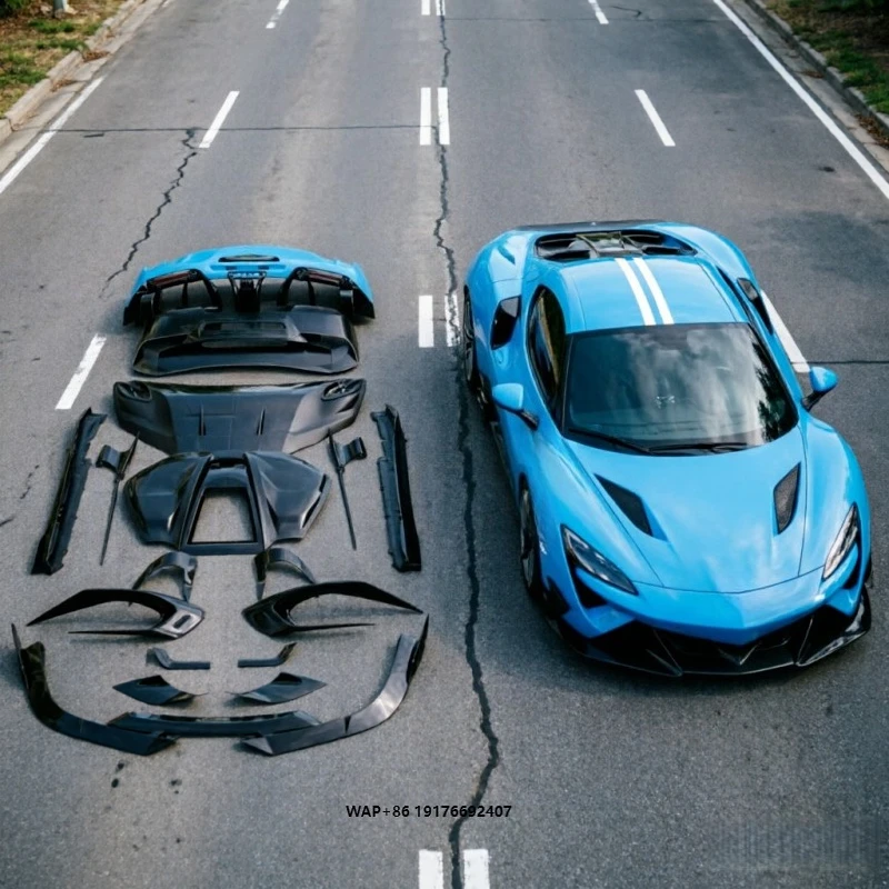 Фото Для 296 GTB Facelift: обвесы BatFury Aero Style из сухого карбона, 296 Carbon №1