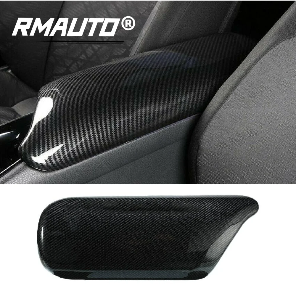 

Carbon Fiber Car Interior Armrest Box Decorative Cover Trim Interior Mouldings For Toyota C-HR CHR 2016-2019 for Left Hand Drive