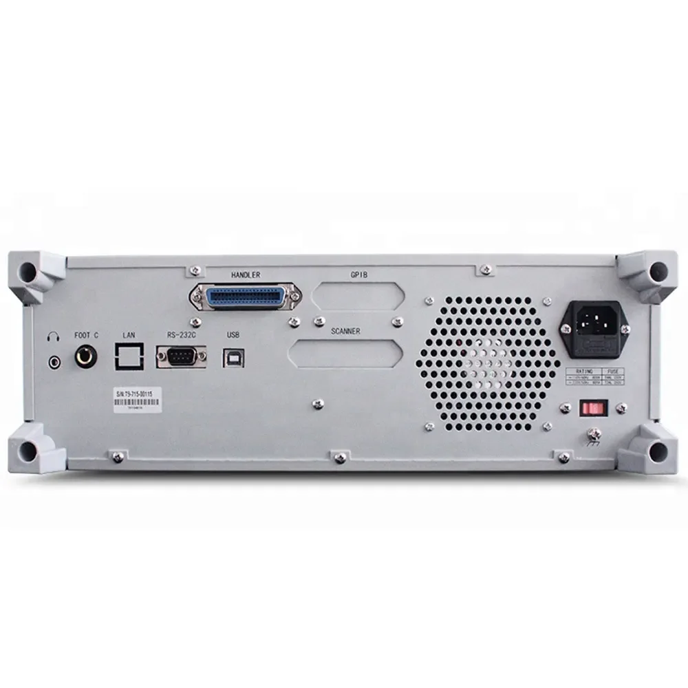 Фото Высокочастотный цифровой измеритель LCR UCE UC2868A/UC2867/UC2866 с 7-дюймовым цветным TFT-экраном, 4-параметрическим дисплеем №3