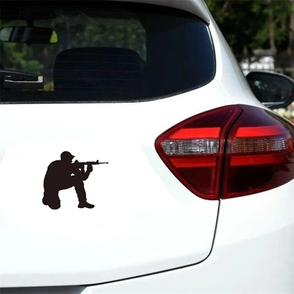 Наклейка на автомобиль горячий пистолет для Европы и США Светоотражающая