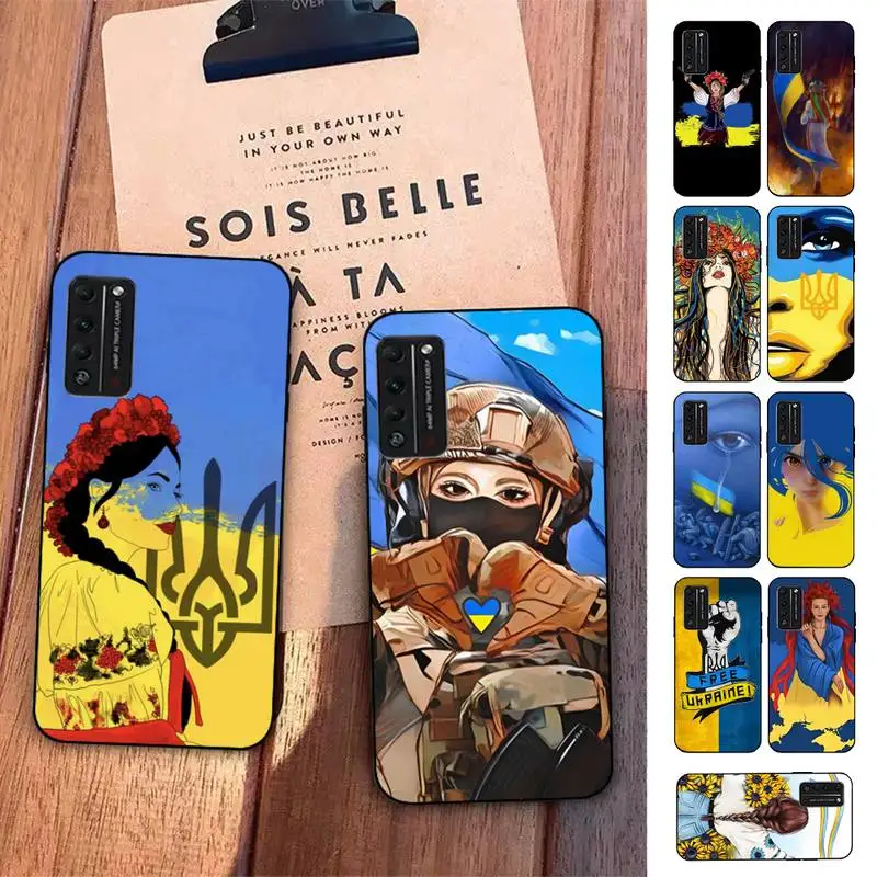 

Ukraine girl Phone Case for Huawei Honor 10 i 8X C 5A 20 9 10 30 lite pro Voew 10 20 V30
