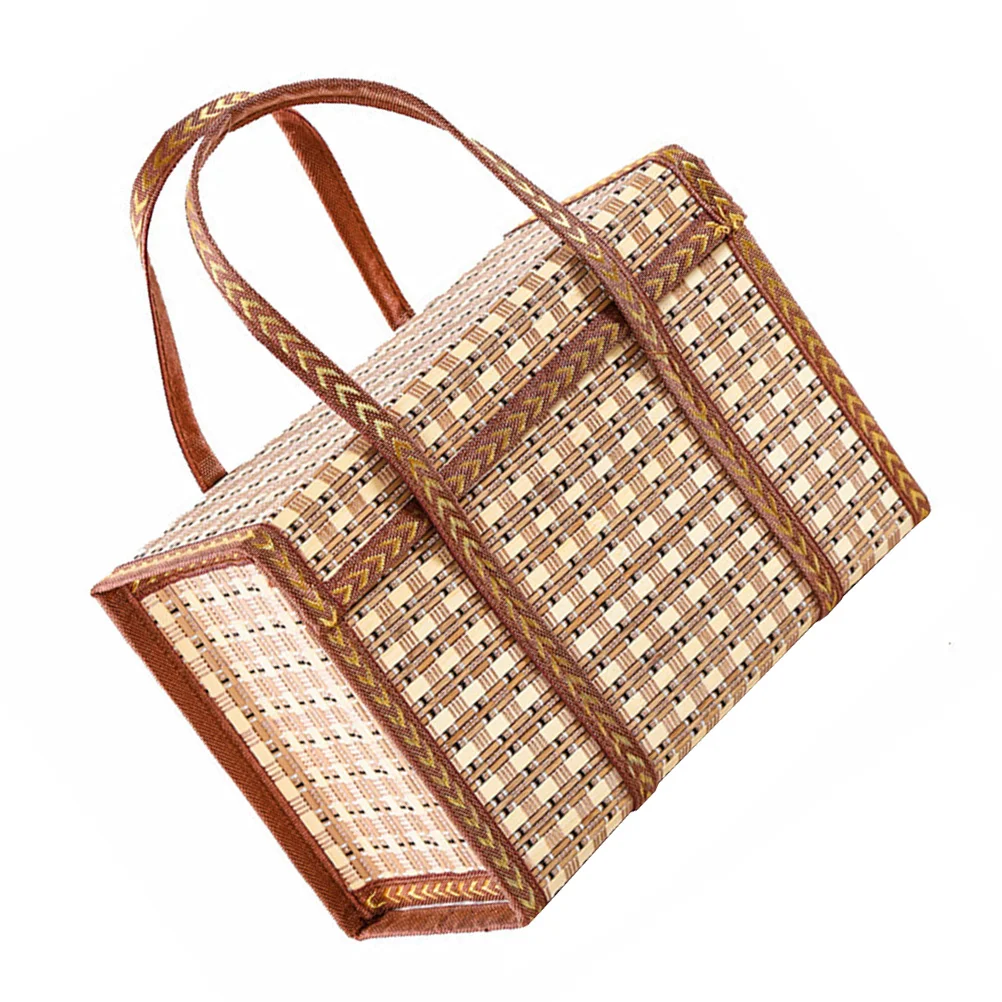 

Basket Woven Storage Wicker Flower Baskets Egg Handle Rattan Hamper Gift Picnic Decorative Bag Bread Chicken Market Wedding