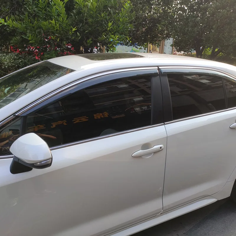 Osłona przeciwdeszczowa dla Toyota Corolla Sedan Hybrid 2019-2022 osłona przeciwdeszczowa osłona przeciwsłoneczna i od wiatru osłona przeciwwiatrowa osłona przeciwsłoneczna markizy schrony