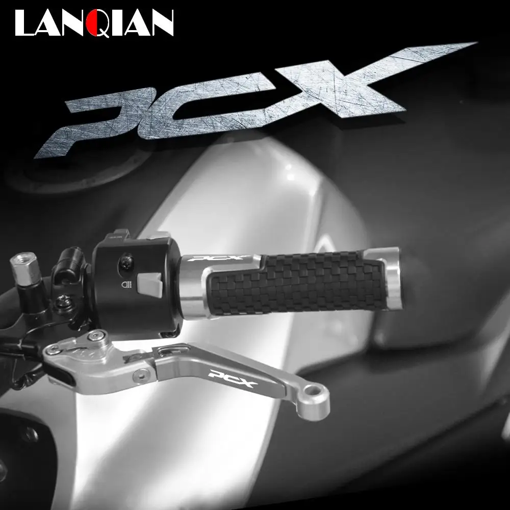 

For Honda PCX 125 150 Motorcycle Aluminum Brake Clutch Levers & 7/8 handlebar Handle bar Grips PCX125 PCX150 All Year Parts