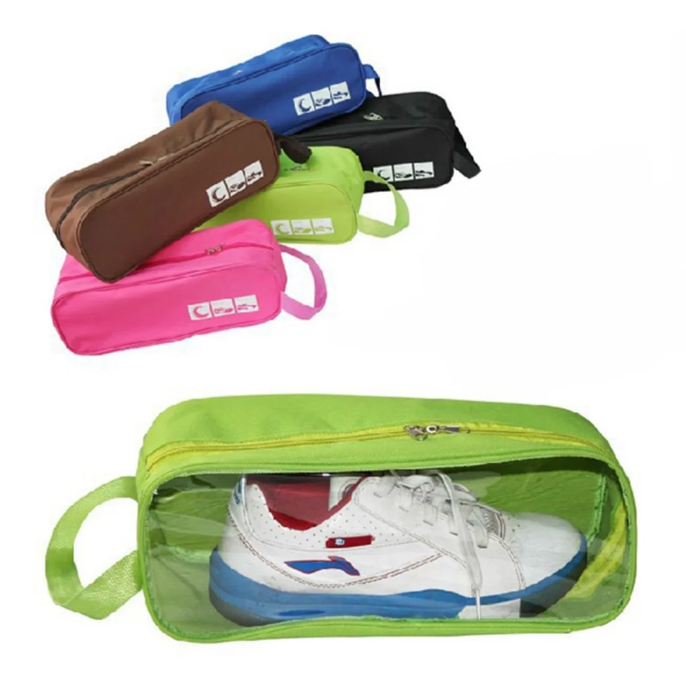 

Portable Waterproof Travel Shoes Bag Breathable Organizer Gym Training Yoga Basketball Football Shoes Transparent Storage Bag