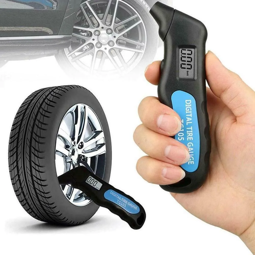 

1*Car Wheel Tire Air Pressure Gauge Tester Digital Tire Meter TG105 For Car Bike Truck Car Accessories