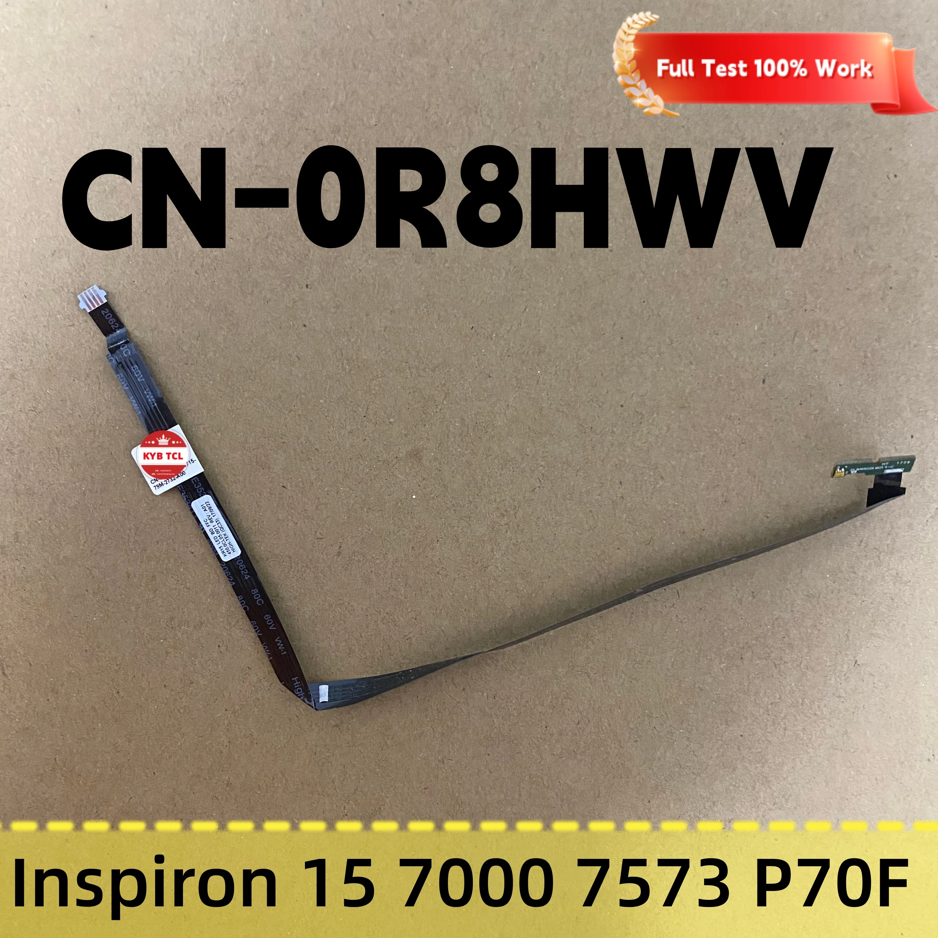 Фото Для Dell Inspiron 15 7000 7573 P70F: тачпад, вентилятор, разъем питания DC, плата кнопки питания USB, плата LED-подсветки клавиатуры, динамик, кронштейн тачпада 0H4XRJ 00M4M2 CN-023G91 16B30-1 0R8HWV 0926CF 0Y64H5 CN-0 №4