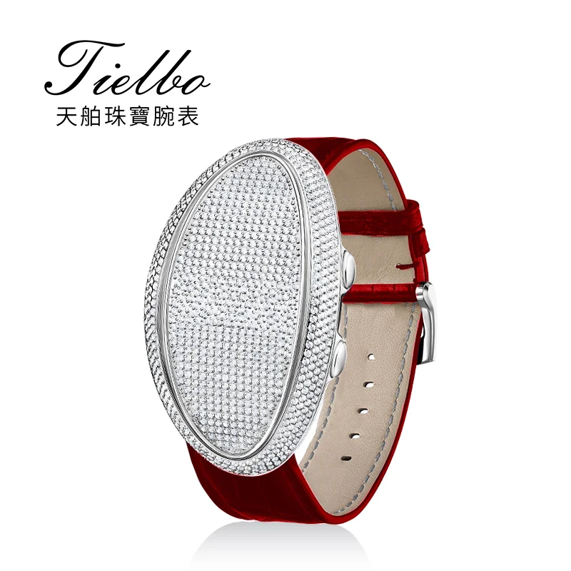 Фото Часы Magic City Watch Store Bright Series 602 Fashion Touch, женские кожаные кварцевые часы с бриллиантами №4