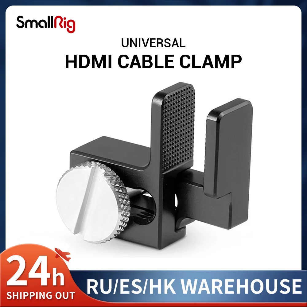 

SmallRig DSLR Camera Clamp HDMI Cable Clamp Compatible With SmallRig A6400 Camera Cage / SmallRig GH3/GH4 Cage 1693