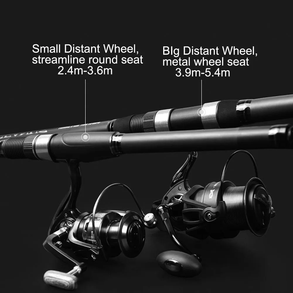 2 шт. телескопические рыболовные удочки из углеродного волокна 4-5 4 м |