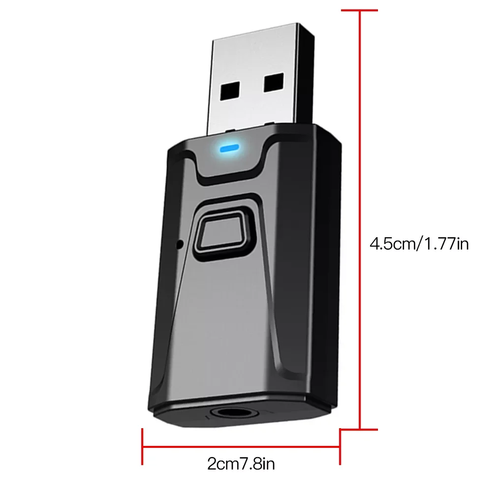 

3 IN 1 Bluetooth 5.0 Audio Receiver Transmitter Microphone Wireless Audio Transmitter For TV PC Car Kit USB Wireless Adapter
