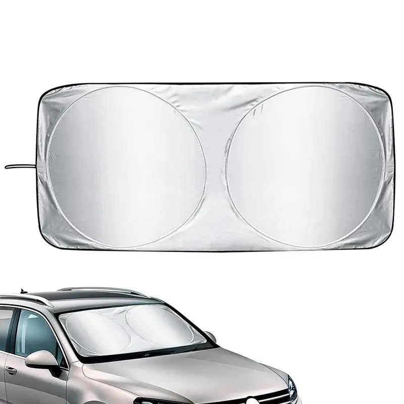 

Front Rear Car Window Sunshade 150x70CM Universal UV Protection Shield Sun Shade Visor Windshield Cover Auto Car Accessories