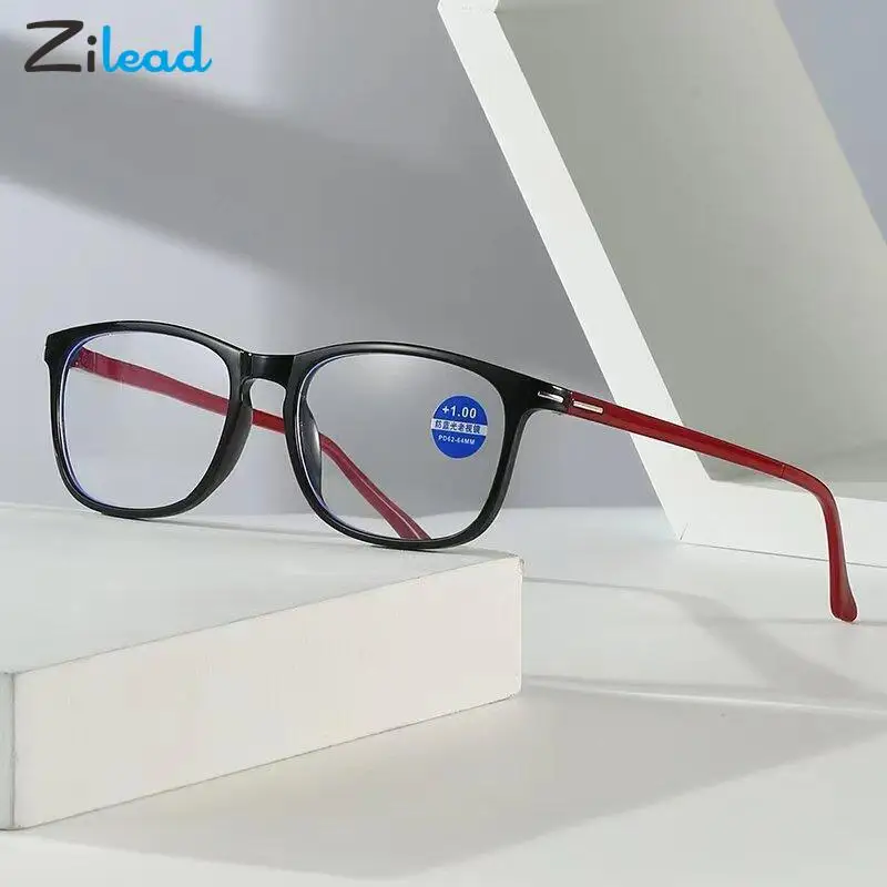 

Zilead Anti Blue Light Reading Glasses Women Men Ultralight Presbyopia Eyeglasses Unisex Computer Goggle Diopters 0+1+1.5...+4