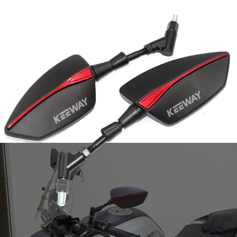 

Мотоциклетные зеркала для Keeway Hurricane 50 Vieste 300 zaharhara Cityblade K светильник RKV RKF 125 RKS 150, зеркала заднего вида