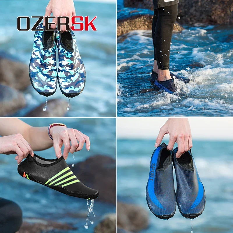 Кроссовки OZERSK унисекс пляжная обувь для воды дайвинга босинки тапочки Размеры