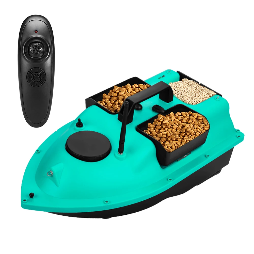 

Wireless Fishing Bait Boat with 3 Bait Containers 500 Meters Remote Control Bait Boat Fishing Equipment Accessories