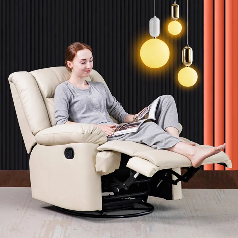 

Одноместный эргономичный Электрический Диван, Роскошное кресло с откидывающейся спинкой, массажное кресло, Электрический Диван-качалка, мебель для дома HDH
