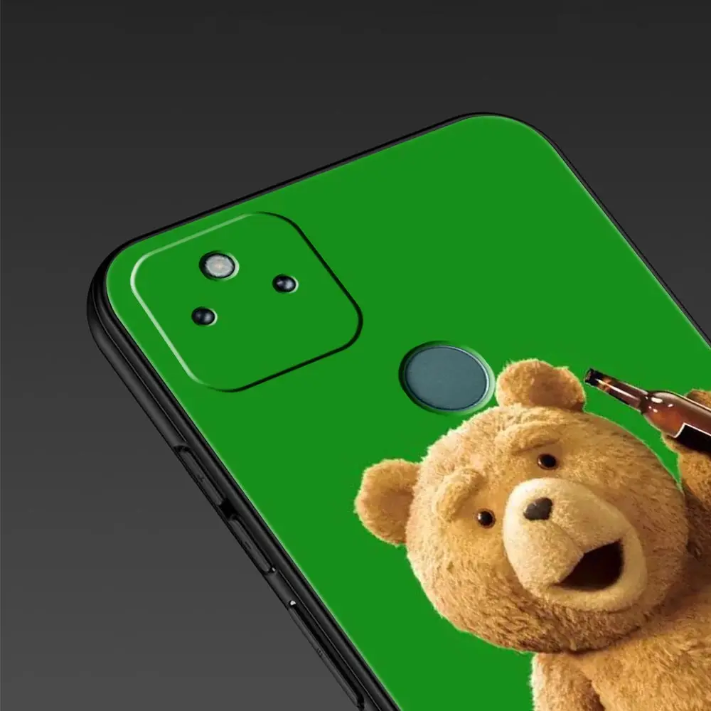 Фото Чехол для телефона Google Pixel 10 9 8 7 6 7A 6A Pro, противоударный, из мягкого ТПУ, для 10 9 Pro XL, с забавным дизайном в виде плюшевого мишки №3