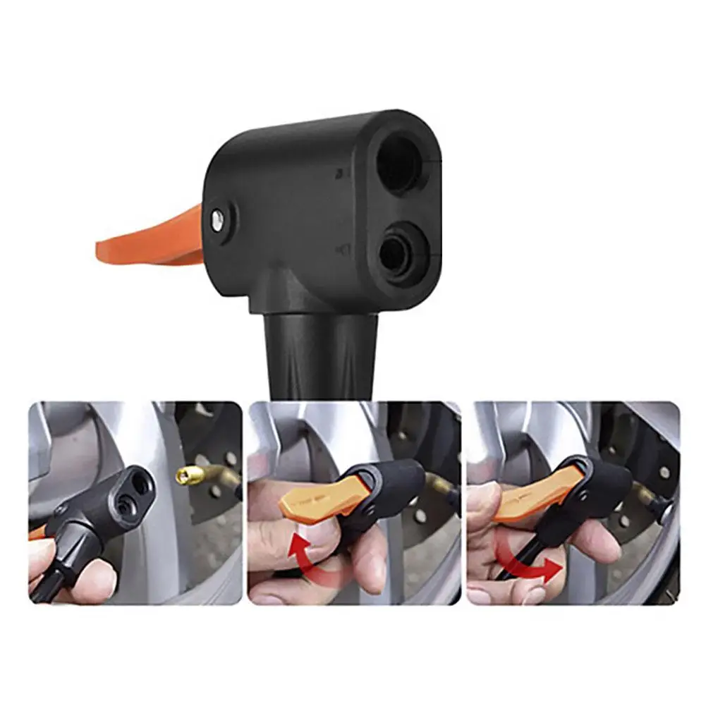 

Воздушный насос, преобразователь для велосипедного клапана, совместим с Dunlop-Valve Schrader Valve Presta Valve